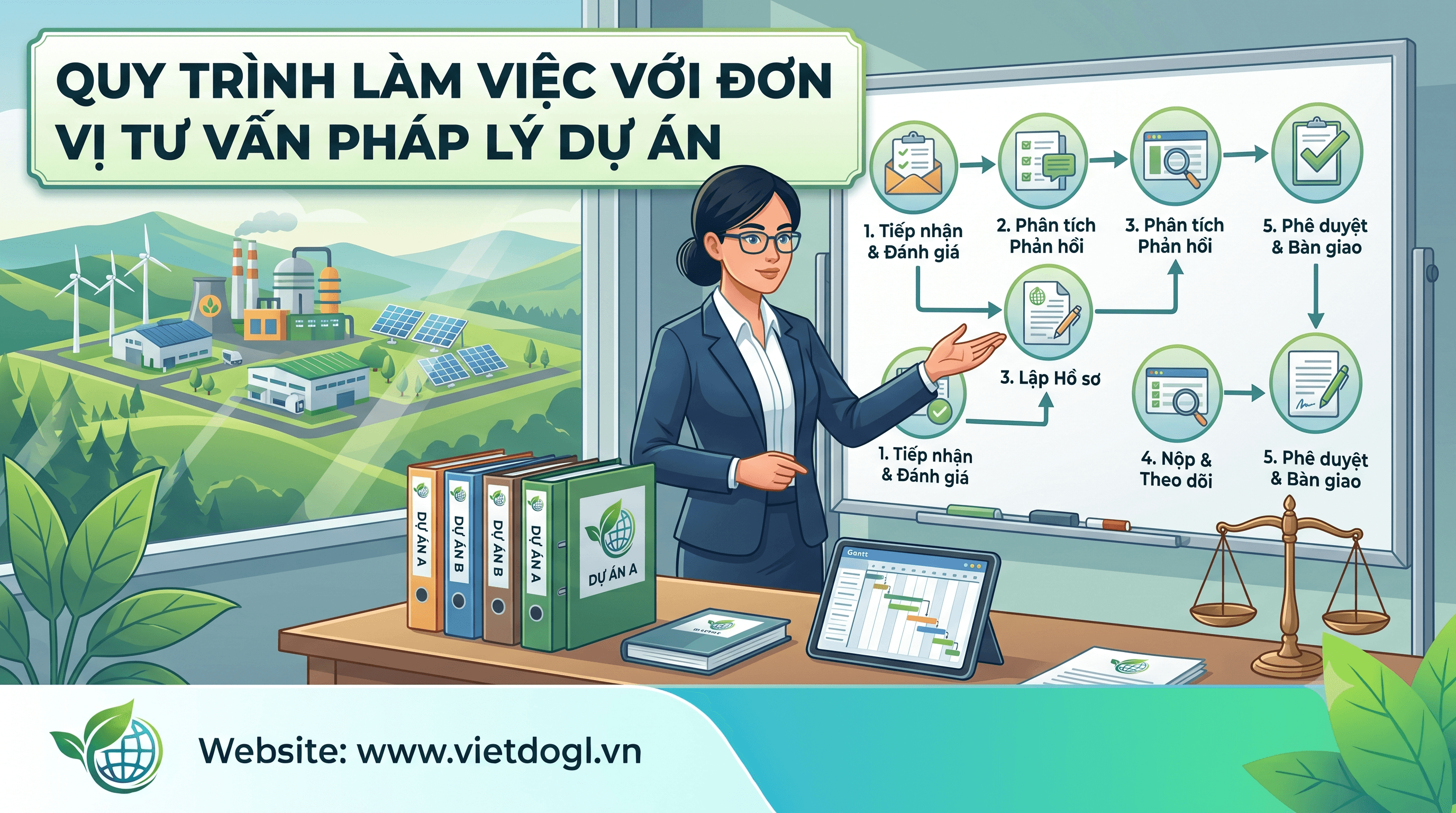 Quy trình làm việc với đơn vị tư vấn pháp lý dự án