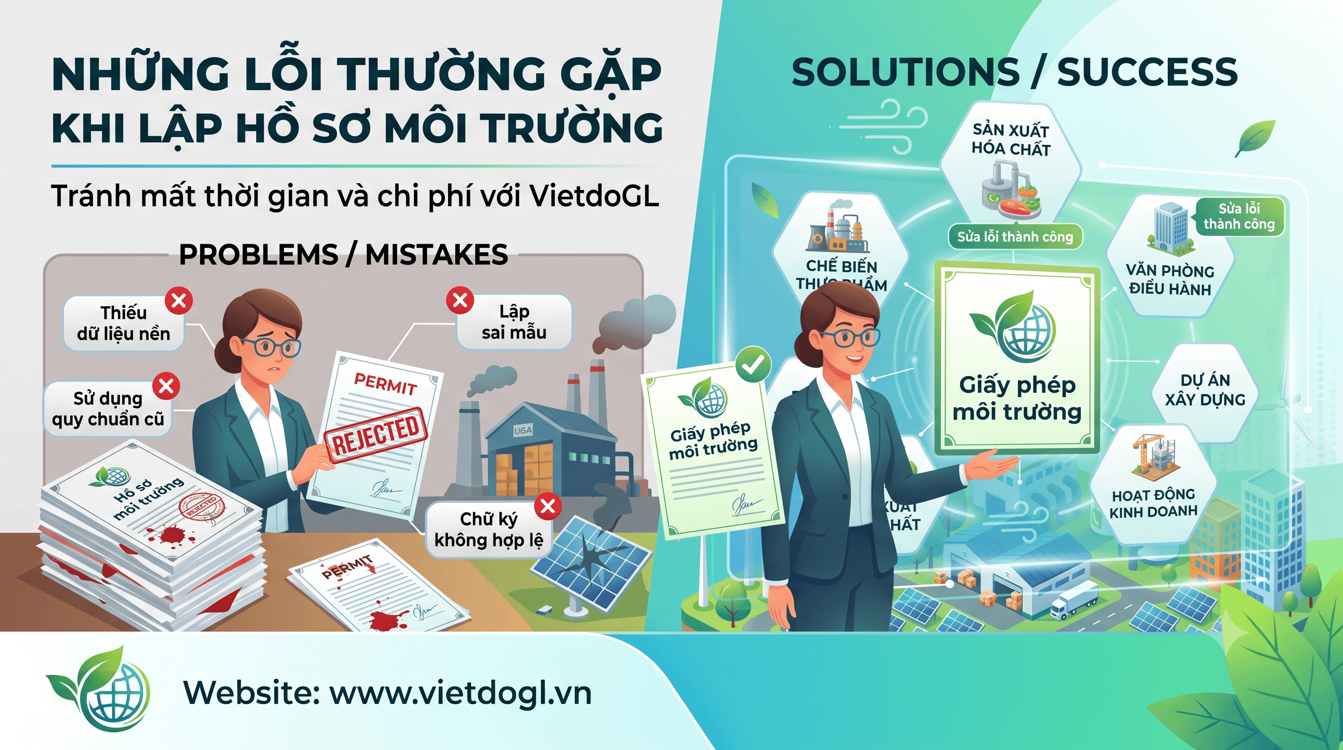 Những lỗi thường gặp khi lập hồ sơ môi trường